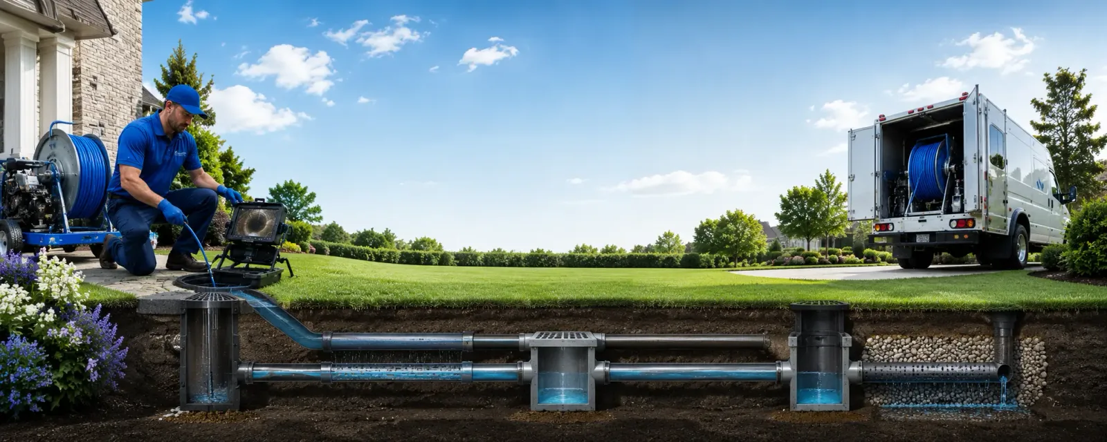 Outdoor drain cleaning information for Saint Charles, MI