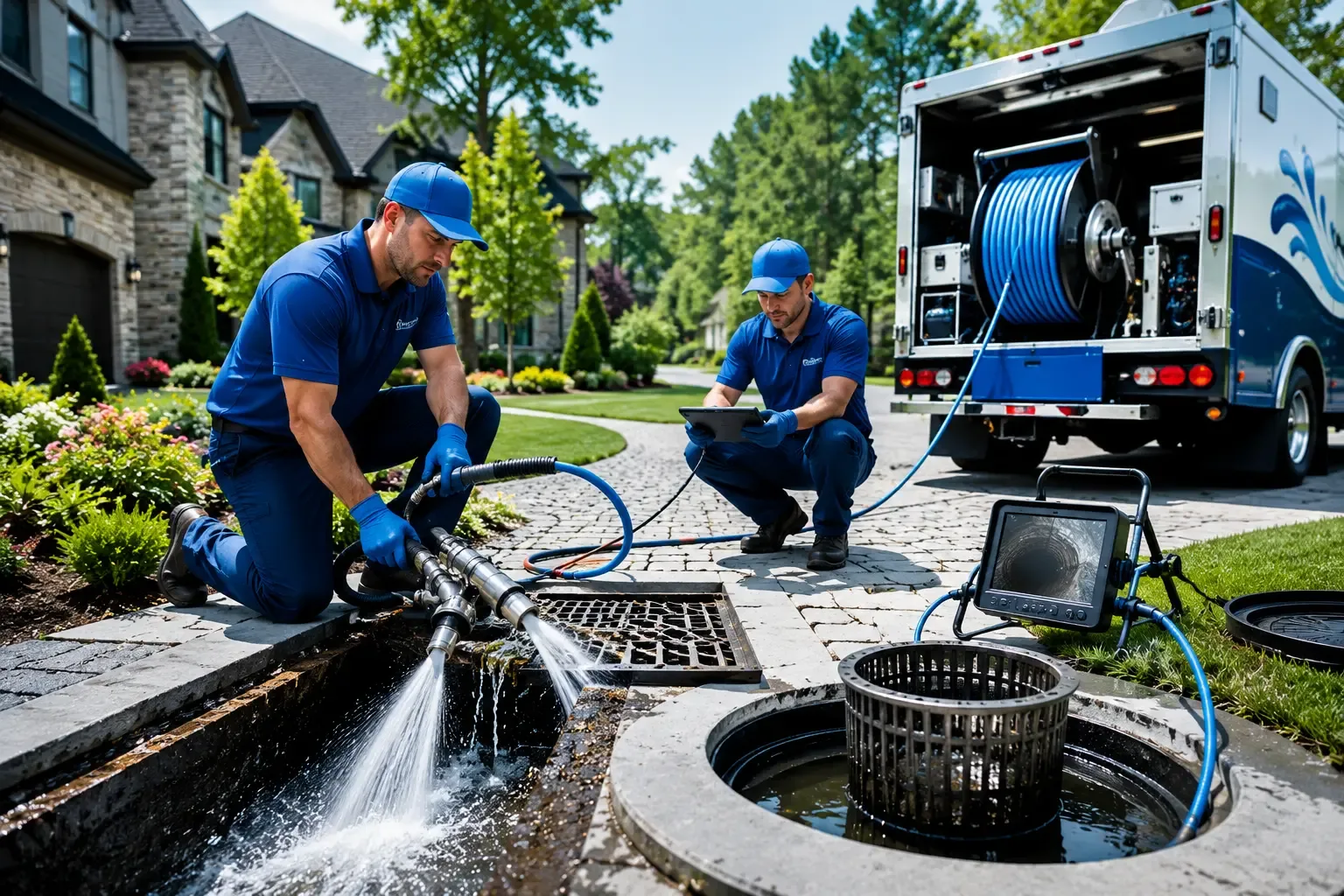 Local outdoor drain cleaning professionals in Saint Charles, MI